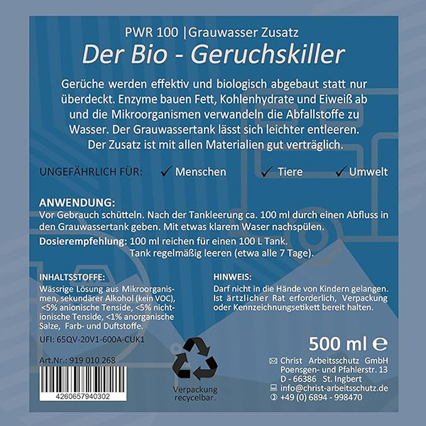 Pwr 100 - Grauwasser-Zusatz