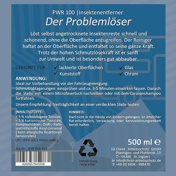 Pwr 100 - Insektenentferner