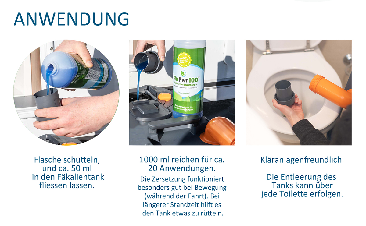 BioPWR100 - Sanitätflüssigkeit